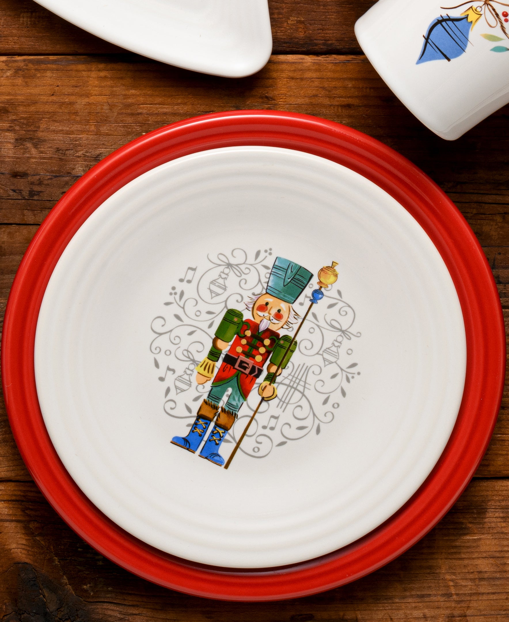 Fiesta Nutcracker The Guardian Classic Rim 9 Inch Luncheon Plate - Image 2