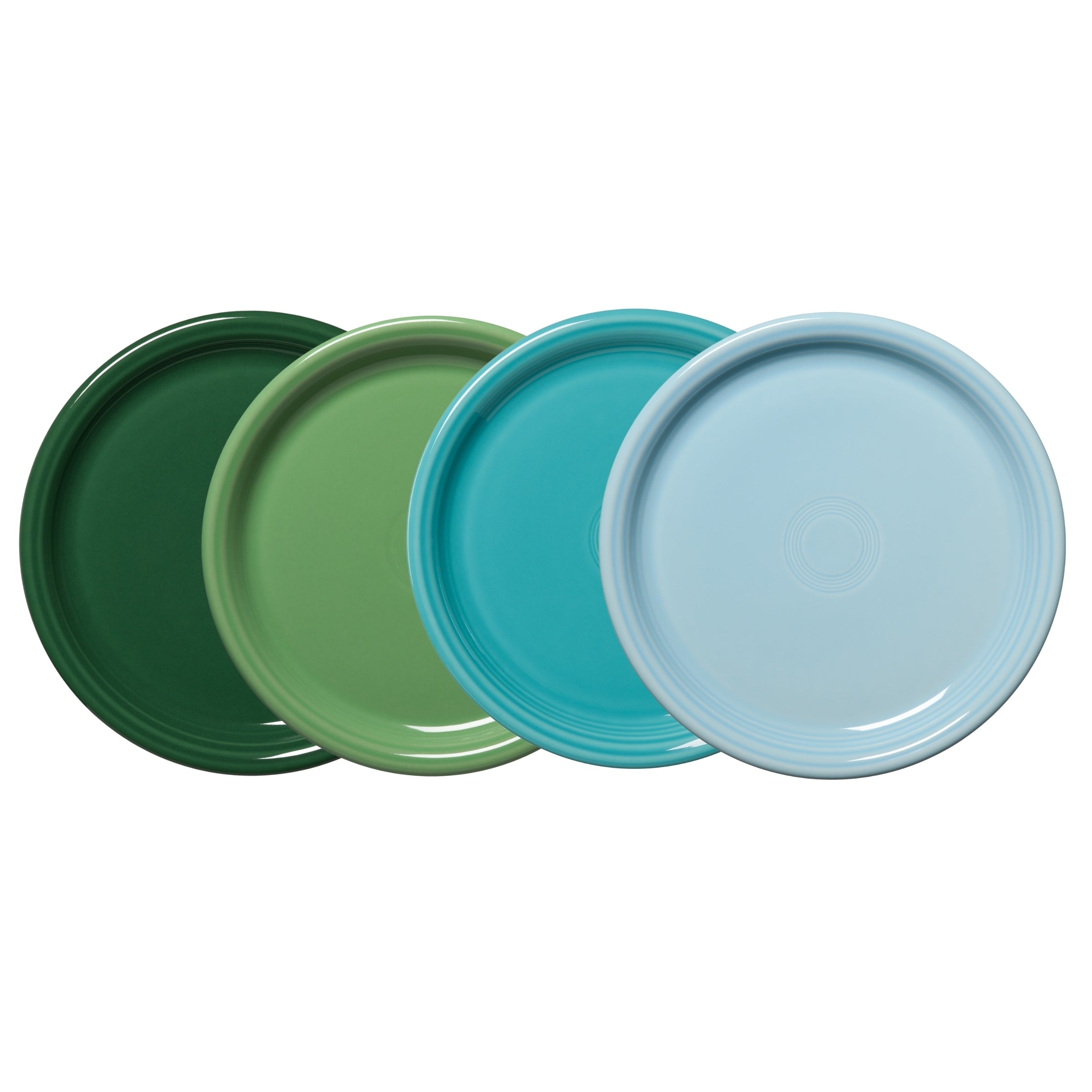 Fiesta Mixed Aegean Bistro Coupe 10 1/2 Inch Dinner Plate, Set of 4