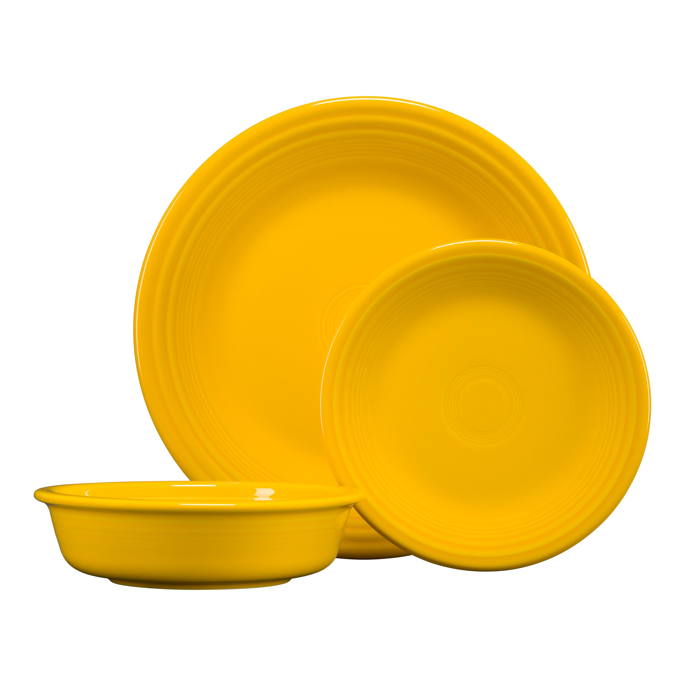 Fiesta Classic Rim 3-Piece Dinnerware Set, Service for 1 - Image 3