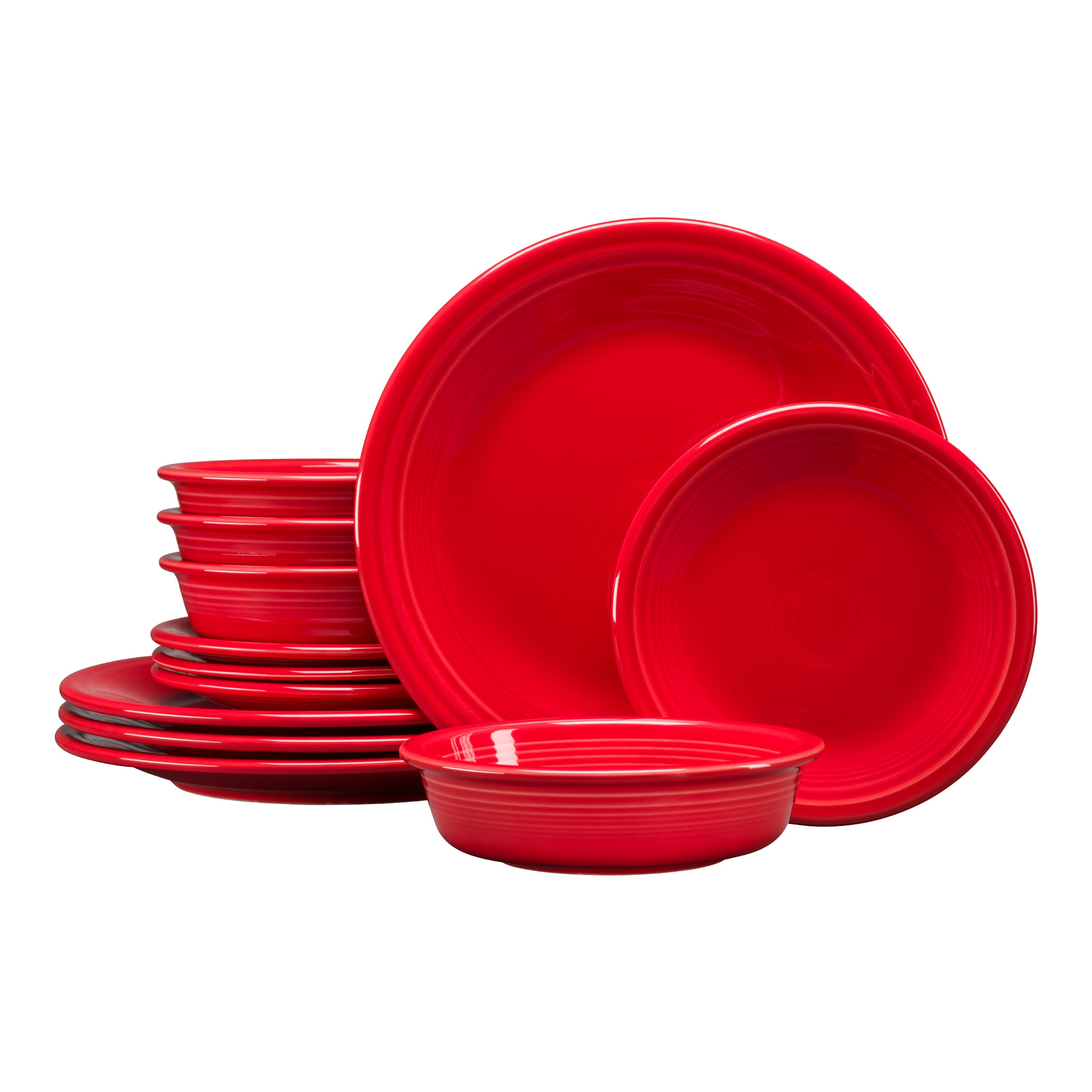 Fiesta Classic Rim 12-Piece Dinnerware Set, Service for 4 - Image 9