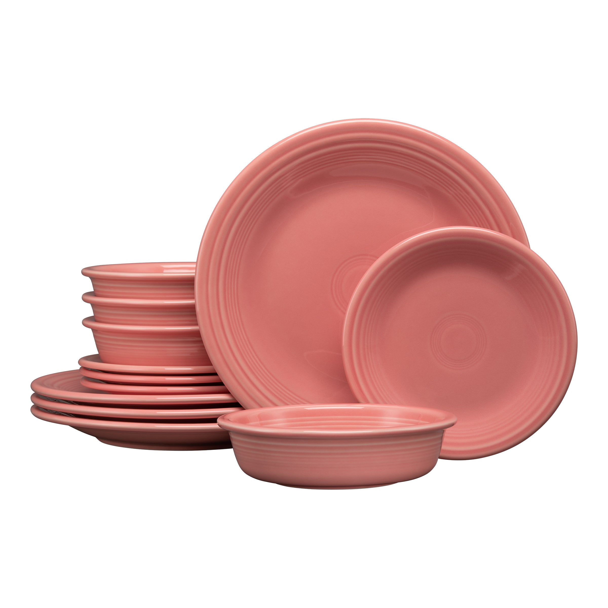 Fiesta Classic Rim 12-Piece Dinnerware Set, Service for 4 - Image 8