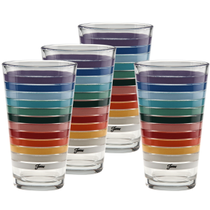 Fiesta 16 oz. All Colors 2026 Cooler Glass - Set of 4