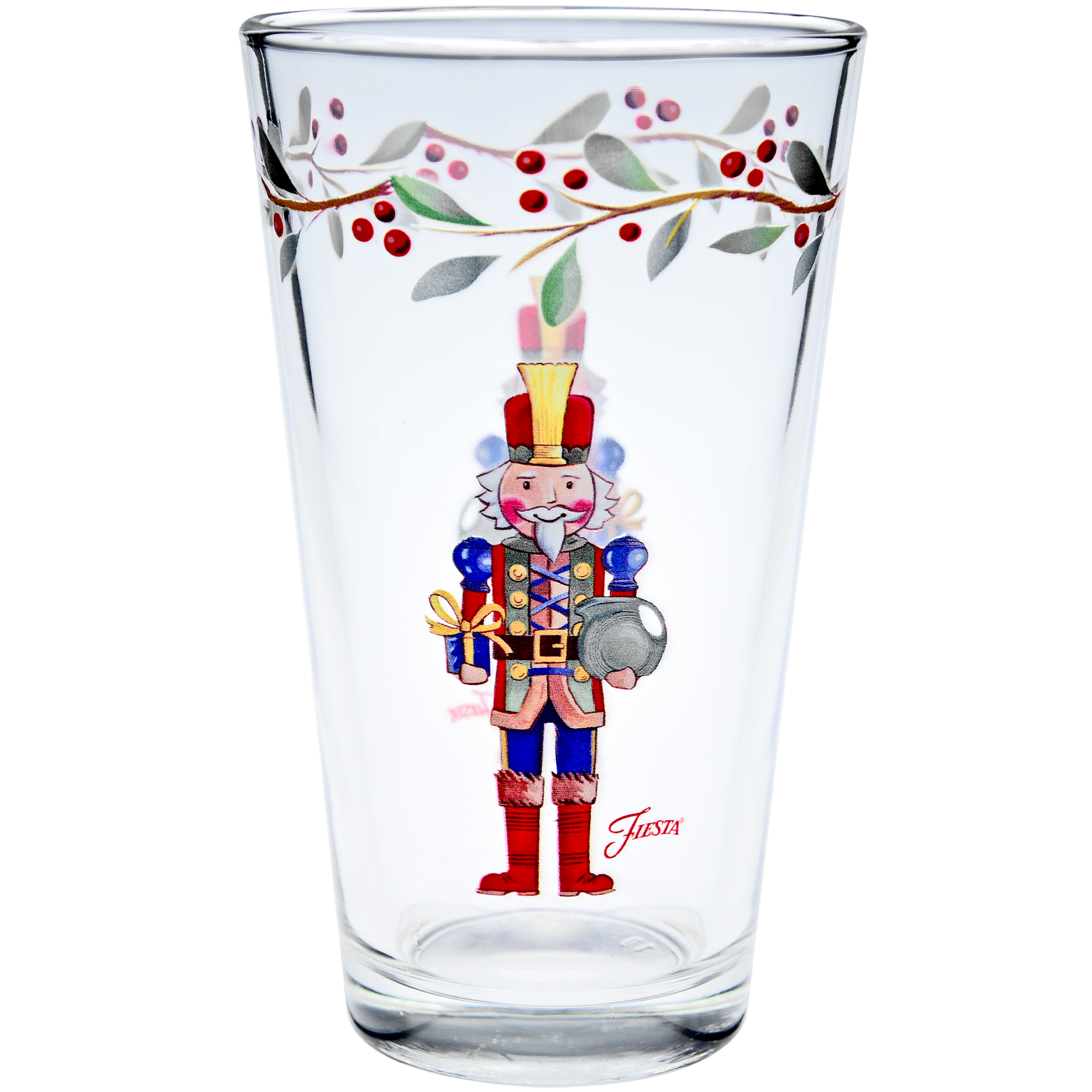 Fiesta Nutcracker The Giver 16 oz. Cooler Glass - Set of 4 - Image 3