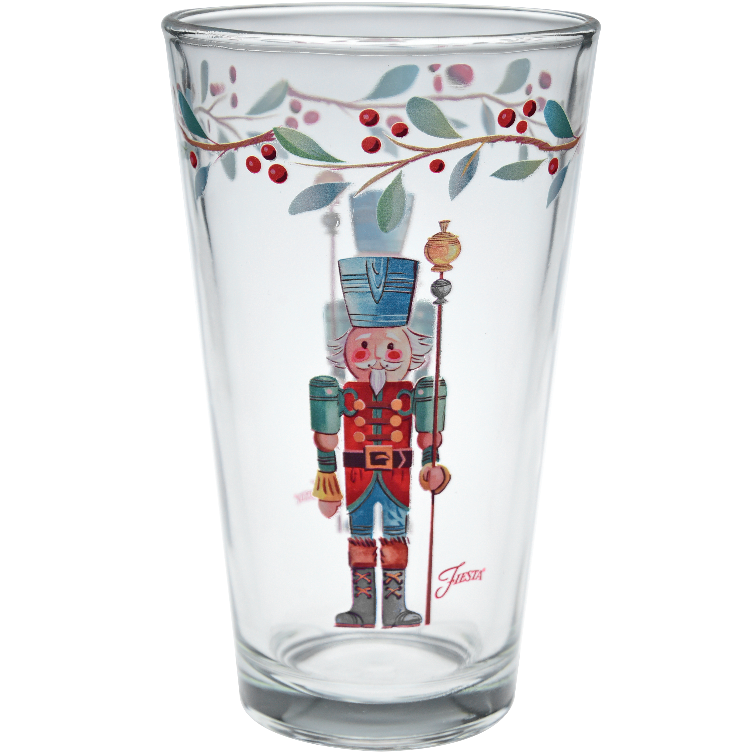 Fiesta Nutcracker The Guardian 16 oz. Cooler Glass - Set of 4 - Image 3