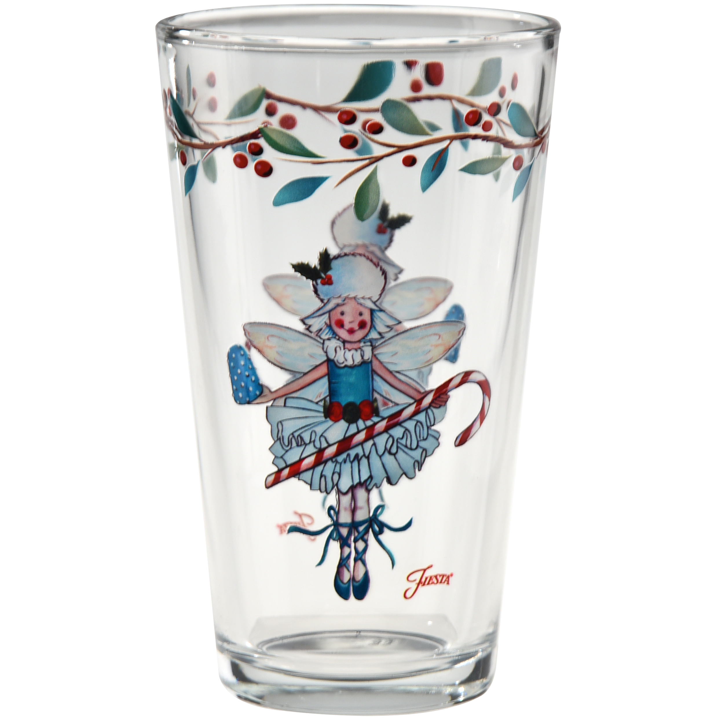 Fiesta Nutcracker Sugar Plum Fairy 16 oz. Cooler Glass - Set of 4 - Image 2