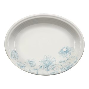 Fiesta Botanical Floral Sky 11 5/8 Inch Medium Oval Serving Platter