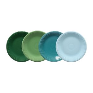 Fiesta Mixed Aegean Classic Rim 7 1/4 Inch Salad Plate, Set of 4