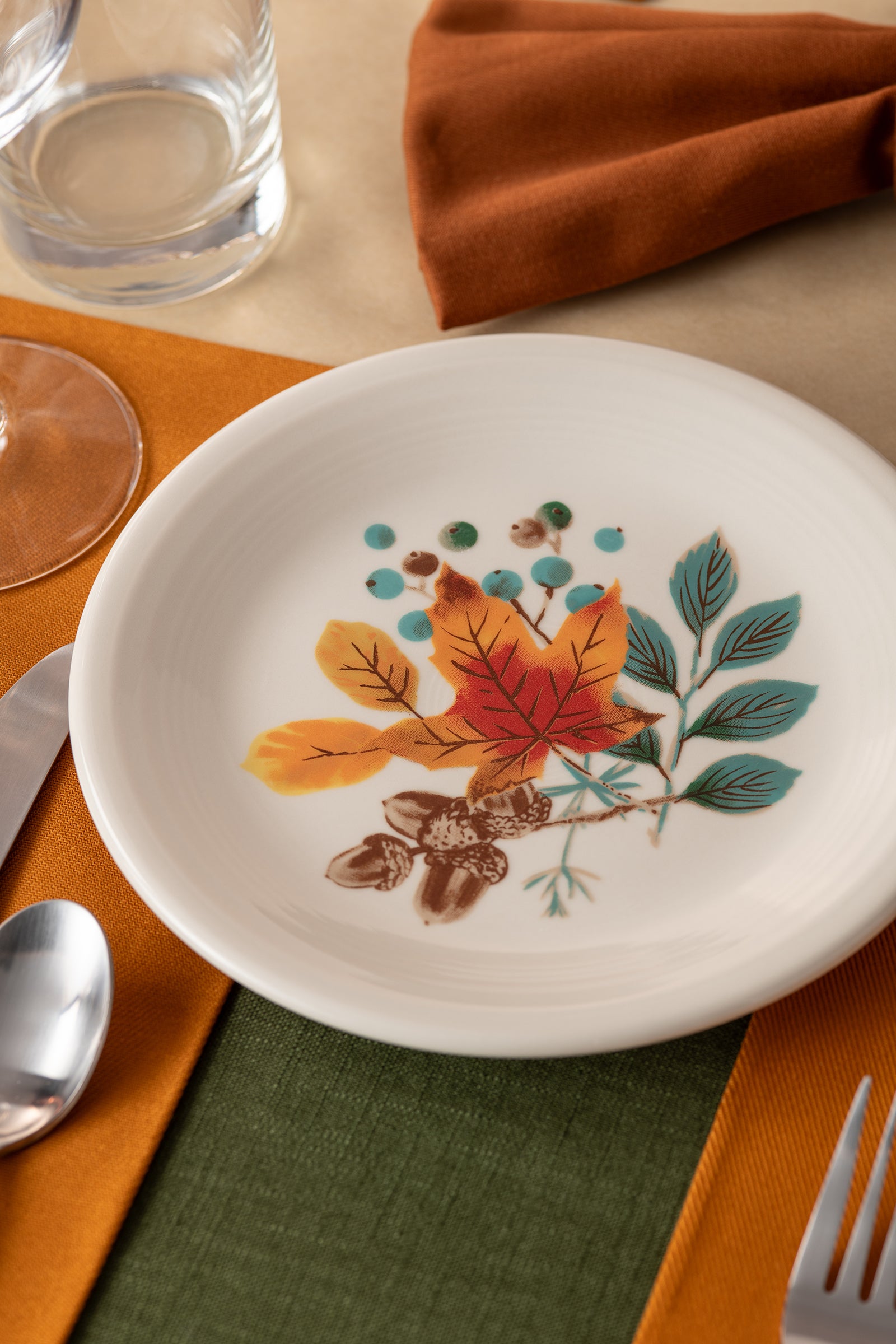 Fiesta Autumn Fields Classic Rim 7 1/4 Inch Salad Plate - Image 3