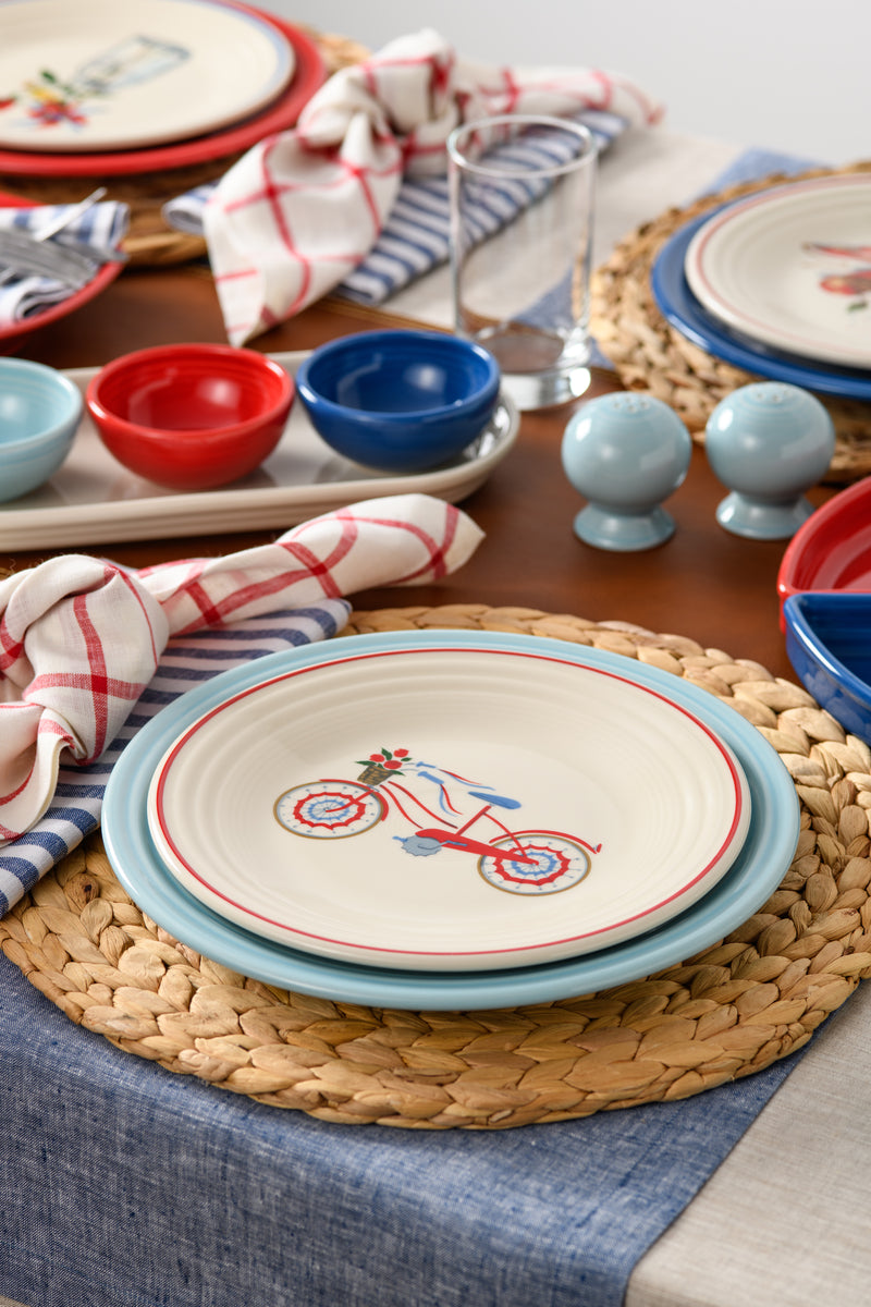 Fiesta Americana Bicycle Classic Rim 9 Inch Luncheon Plate - Image 2