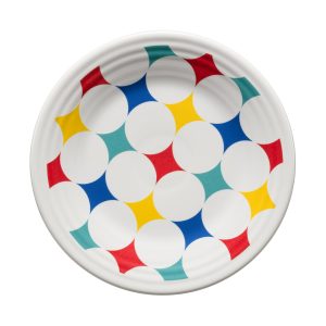 Fiesta Fiesta Vibrant Kaleido Circles Classic Rim 9 Inch Luncheon Plate