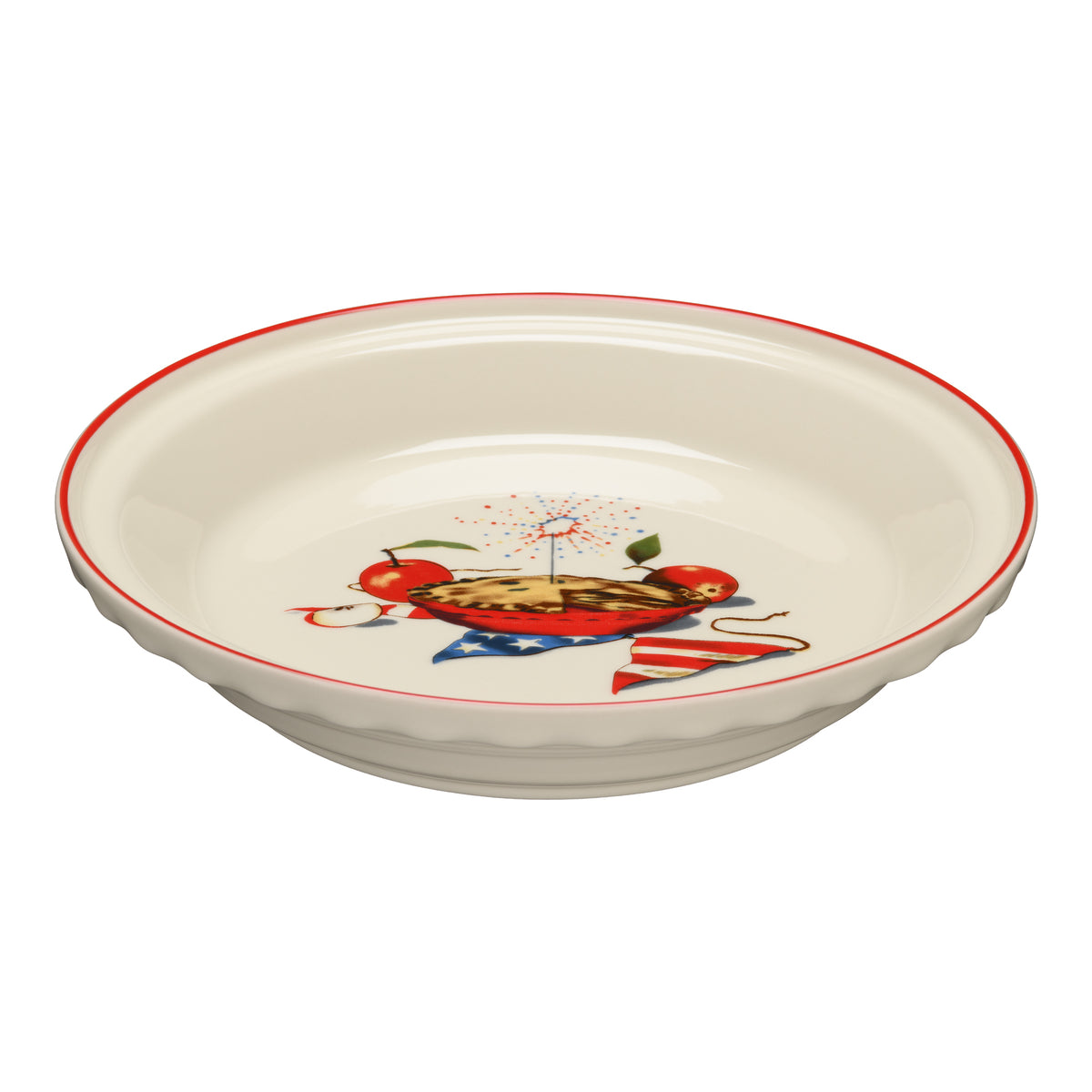 Fiesta Americana Apple Pie 10 1/4 Inch Deep Dish Pie Baker 44OZ - Image 2