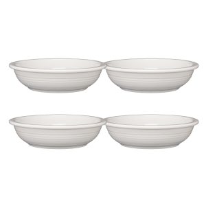 Fiesta White Set of 4 Classic Rim 8 3/8-Inch 34OZ Pasta Bowls