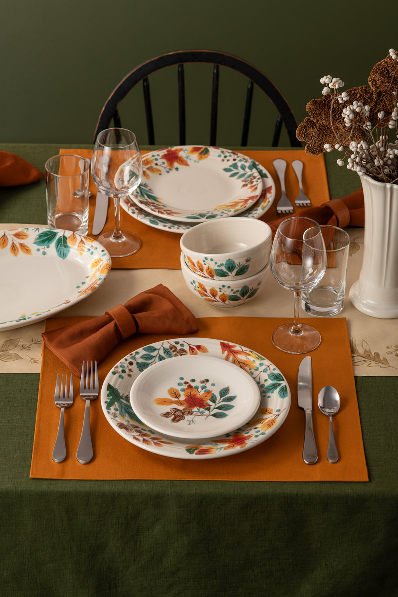 Fiesta Autumn Fields Bistro Coupe 5 1/2 Inch Cereal Bowl 22 OZ - Image 3