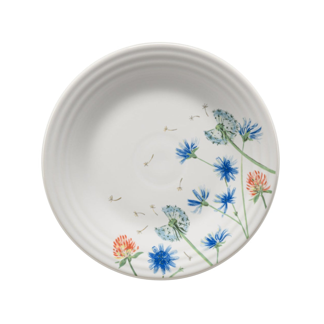 Fiesta Retired Breezy Floral Classic Rim 9 Inch Luncheon Plate
