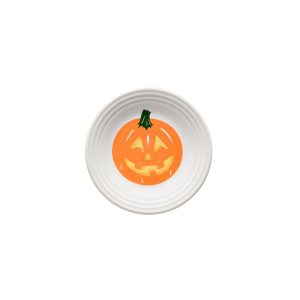 Fiesta Retired Jack-o-Lantern Pumpkin Classic Rim 6 1/8 Inch Appetizer Plate