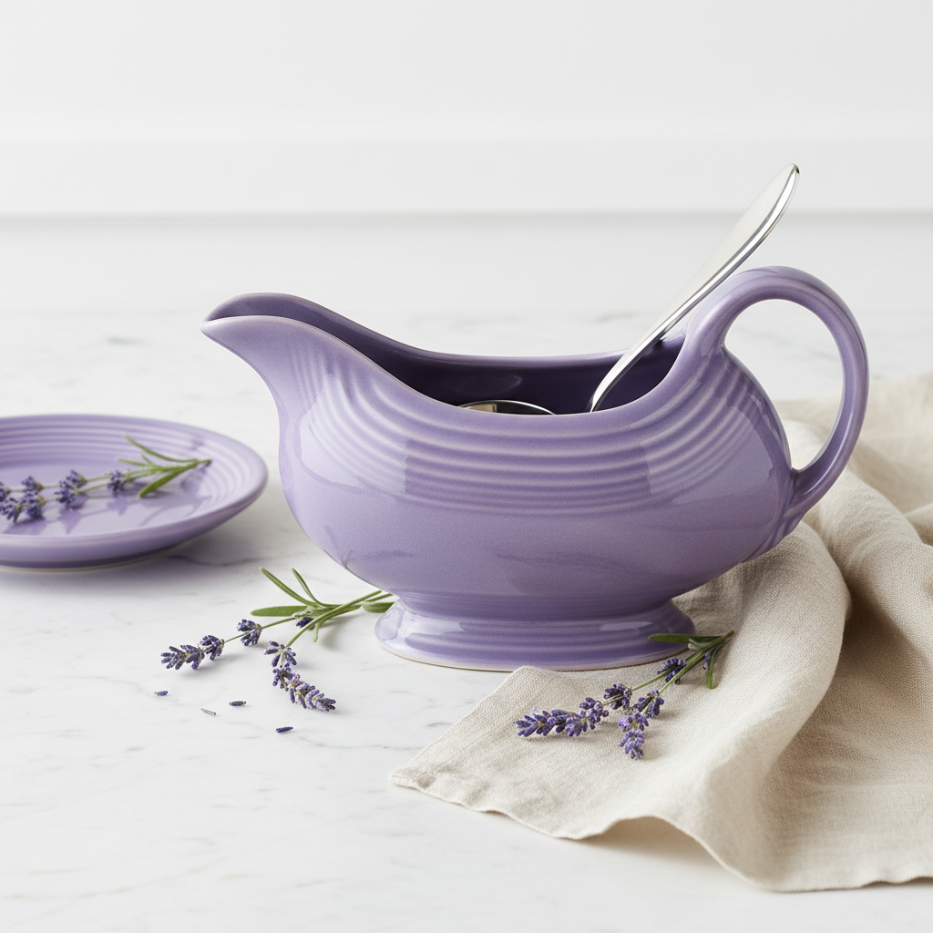 Fiesta Lavender 18 1/2 OZ Gravy Sauceboat - Image 2
